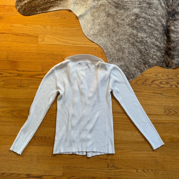 **SOLD** CHRISTOPHER ESBER GUC Double Button Cardigan in Ivory Size M - Picture 9 of 11